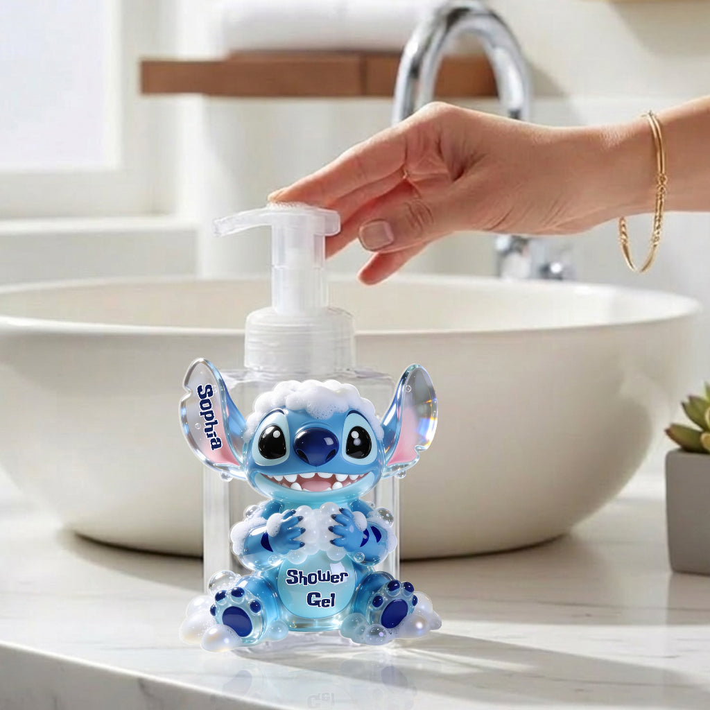 Personalized Kids Pump Dispenser for Shampoo, Hand Wash, Shower Gel Pump Dispenser GradoCreations