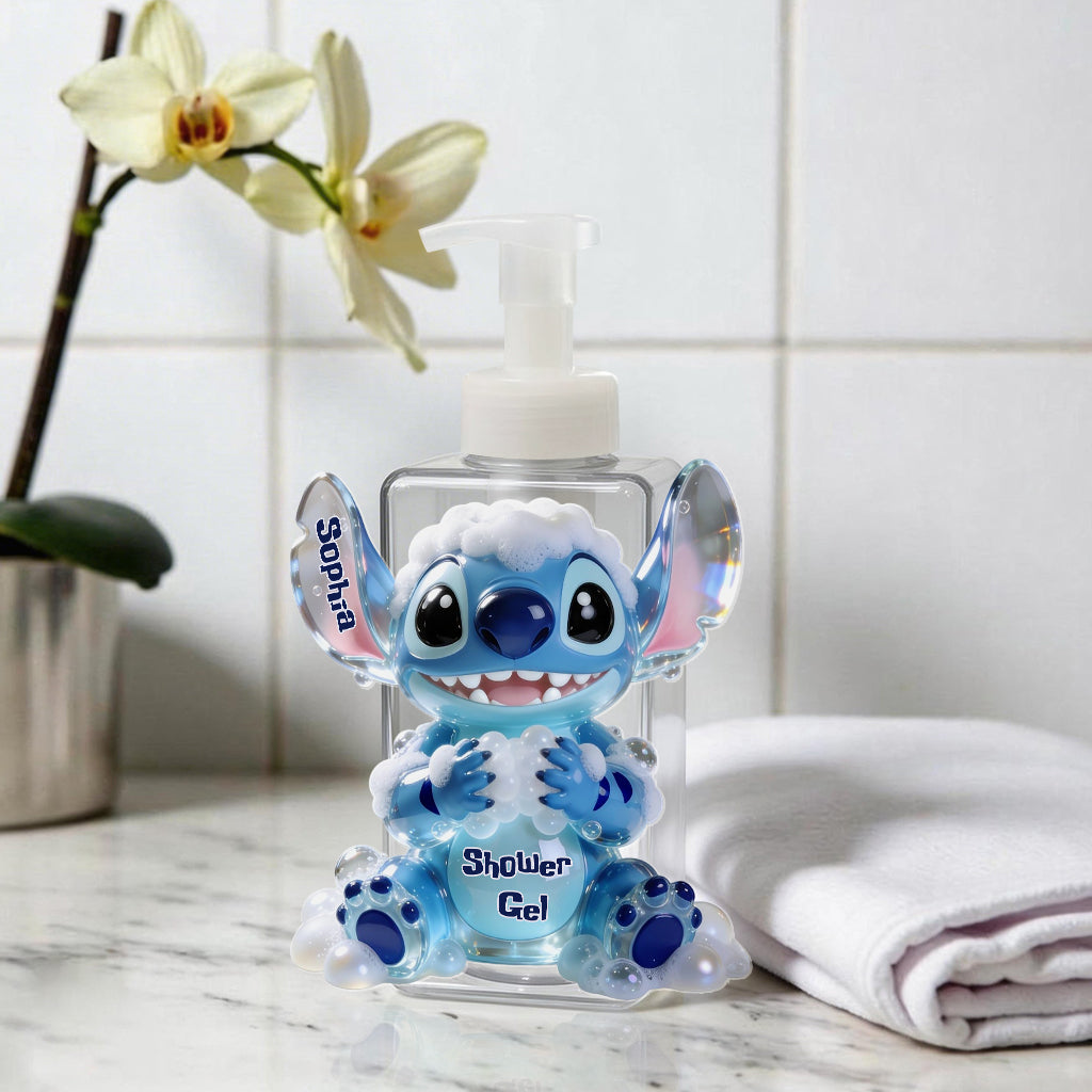 Personalized Kids Pump Dispenser for Shampoo, Hand Wash, Shower Gel Pump Dispenser GradoCreations