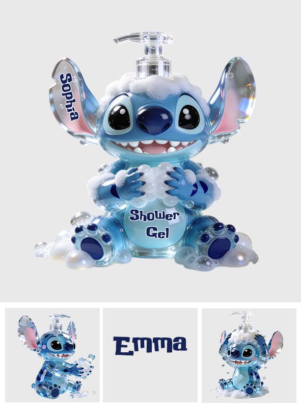 Personalized Kids Pump Dispenser for Shampoo, Hand Wash, Shower Gel Pump Dispenser GradoCreations