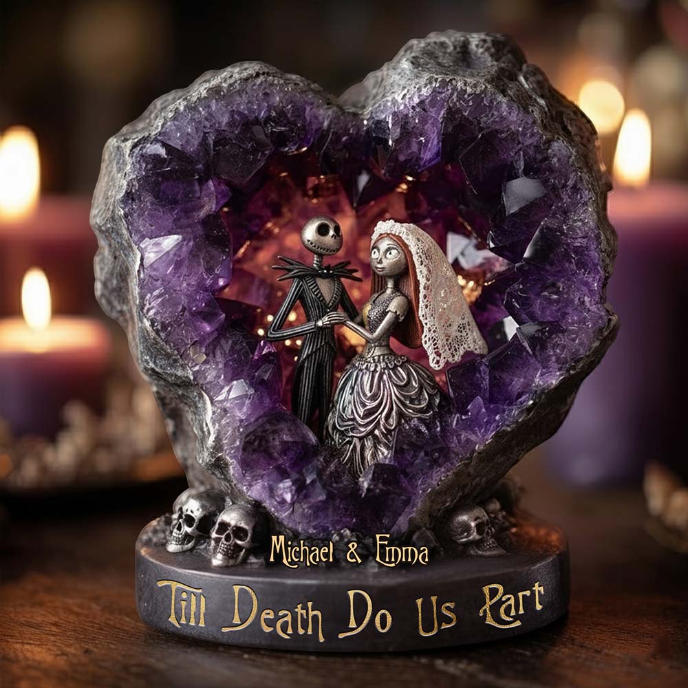 Personalized Till Death Do Us Part Acrylic Plaque Gift for Couples Custom Shaped Acrylic Plaque GradoCreations