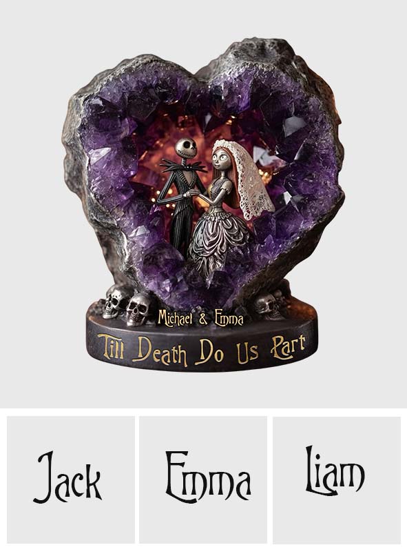 Personalized Till Death Do Us Part Acrylic Plaque Gift for Couples Custom Shaped Acrylic Plaque GradoCreations