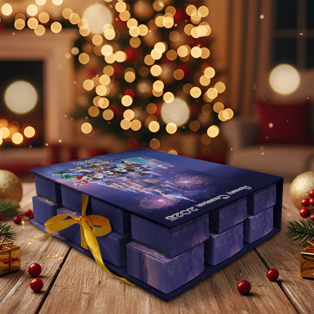 Personalized Advent Calendar with Custom Ornaments for Christmas Folded Advent Calendar With Ornaments GradoCreations