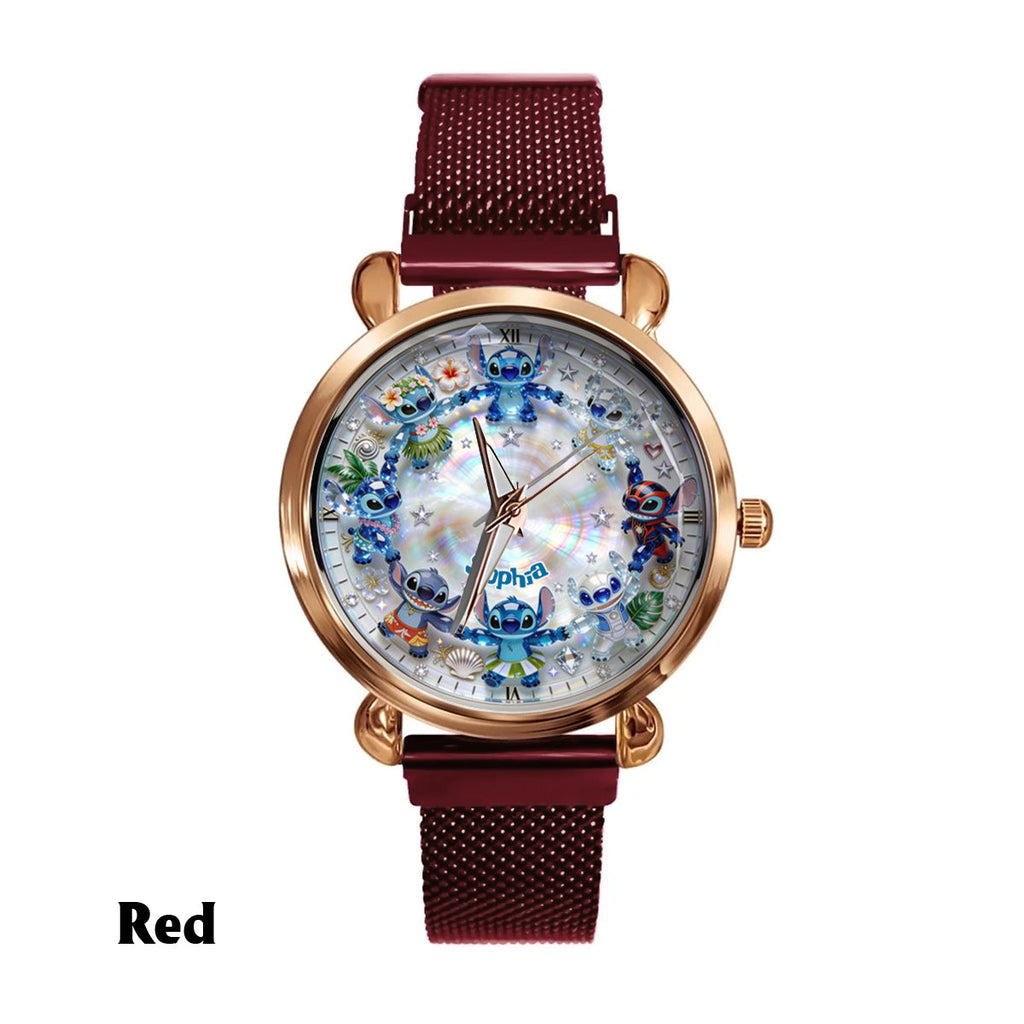 Personalized Ohana Women’s Hand Watch with Custom Name Gift Women Hand Watch GradoCreations