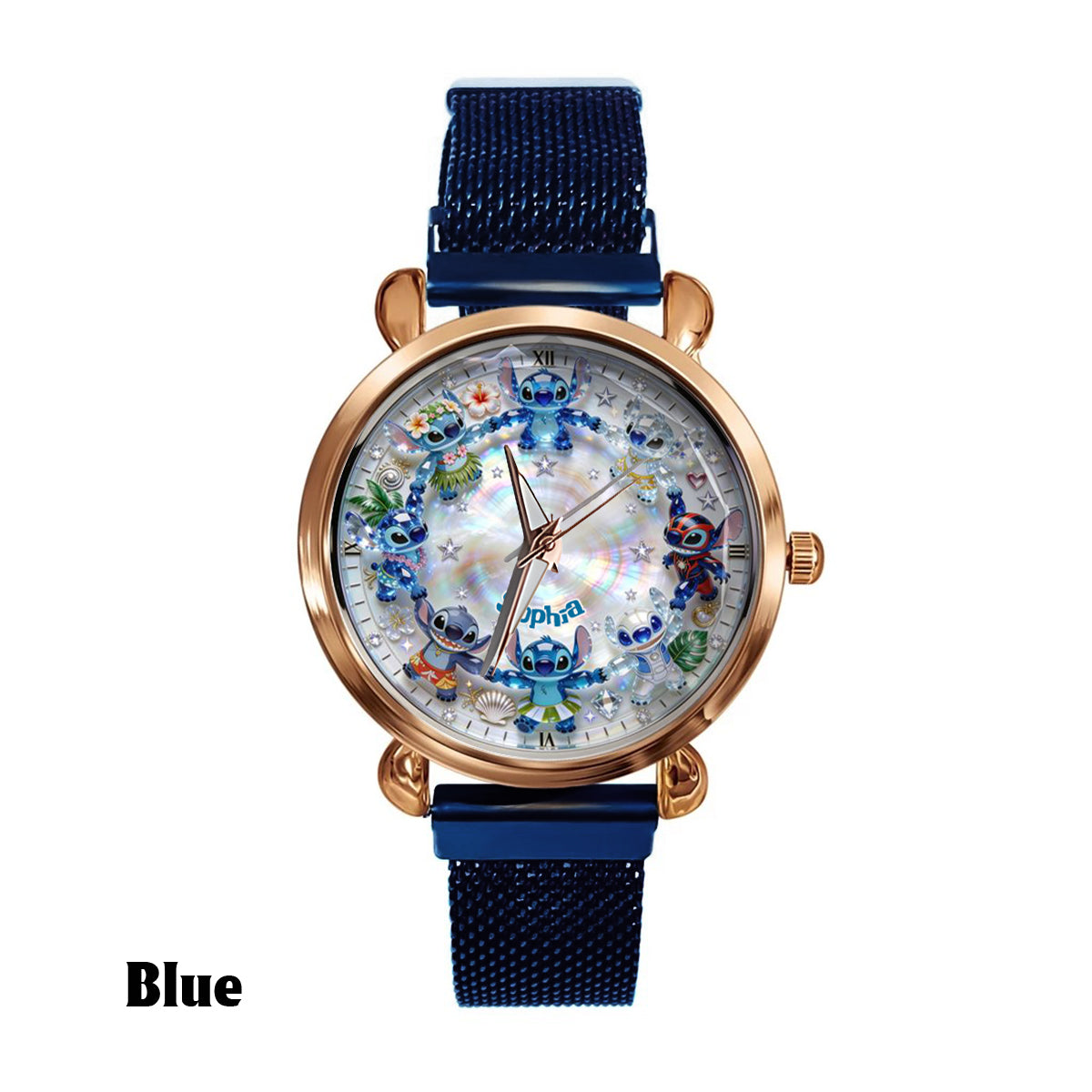 Personalized Ohana Women’s Hand Watch with Custom Name Gift Women Hand Watch GradoCreations