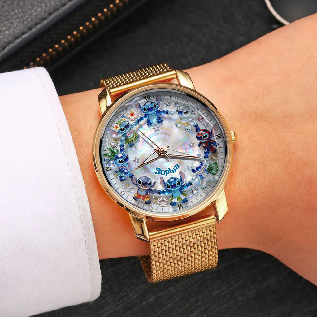 Personalized Ohana Women’s Hand Watch with Custom Name Gift Women Hand Watch GradoCreations