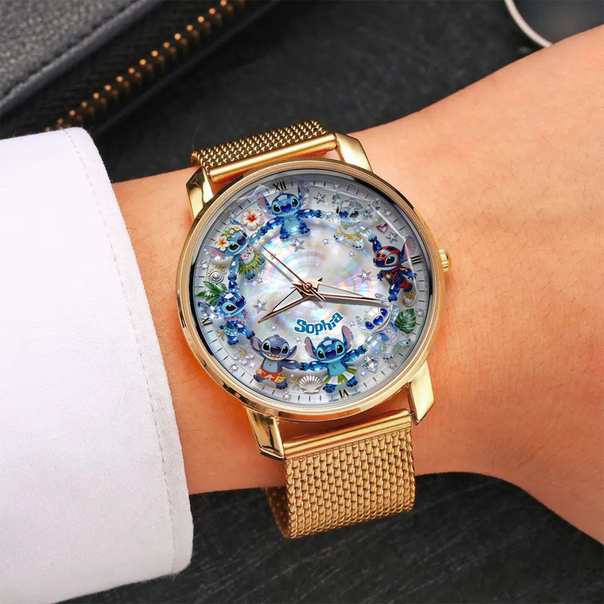 Personalized Ohana Women’s Hand Watch with Custom Name Gift Women Hand Watch GradoCreations