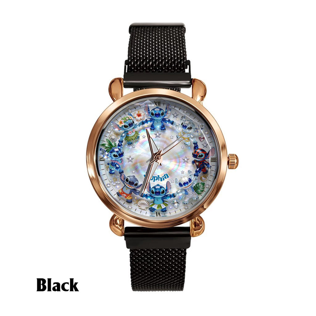 Personalized Ohana Women’s Hand Watch with Custom Name Gift Women Hand Watch GradoCreations