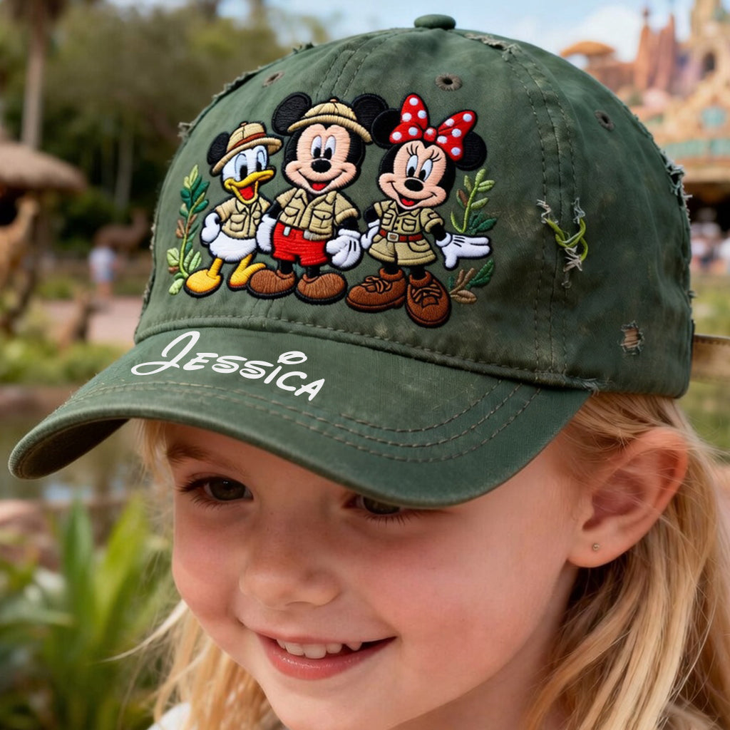 Personalized Animal Kingdom Classic Cap Custom Name for Kids Classic Cap GradoCreations