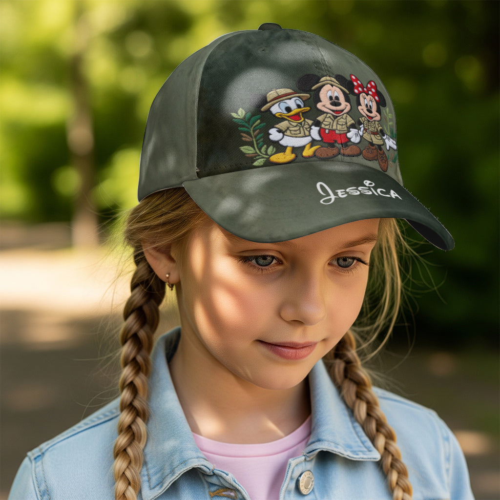 Personalized Animal Kingdom Classic Cap Custom Name for Kids Classic Cap GradoCreations
