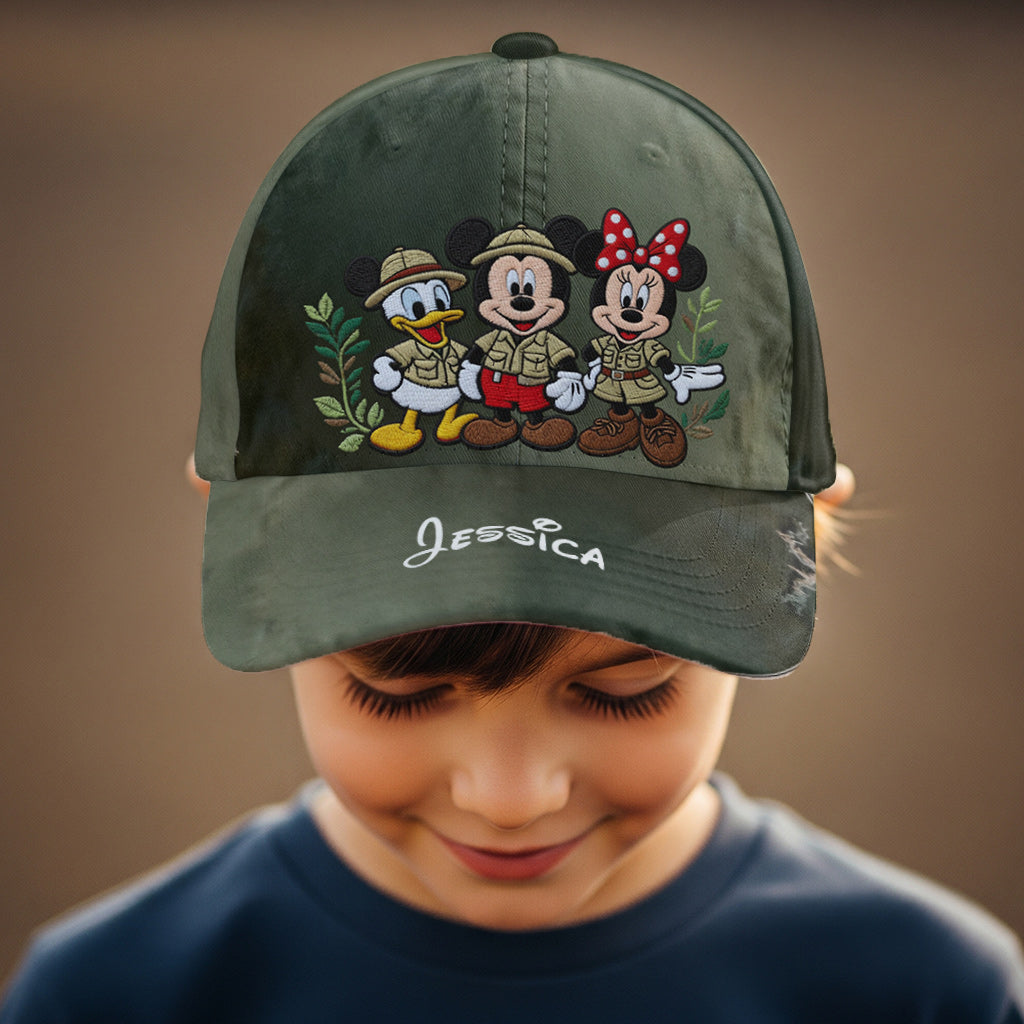 Personalized Animal Kingdom Classic Cap Custom Name for Kids Classic Cap GradoCreations