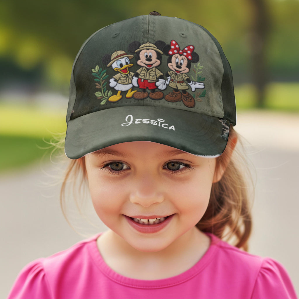Personalized Animal Kingdom Classic Cap Custom Name for Kids Classic Cap GradoCreations