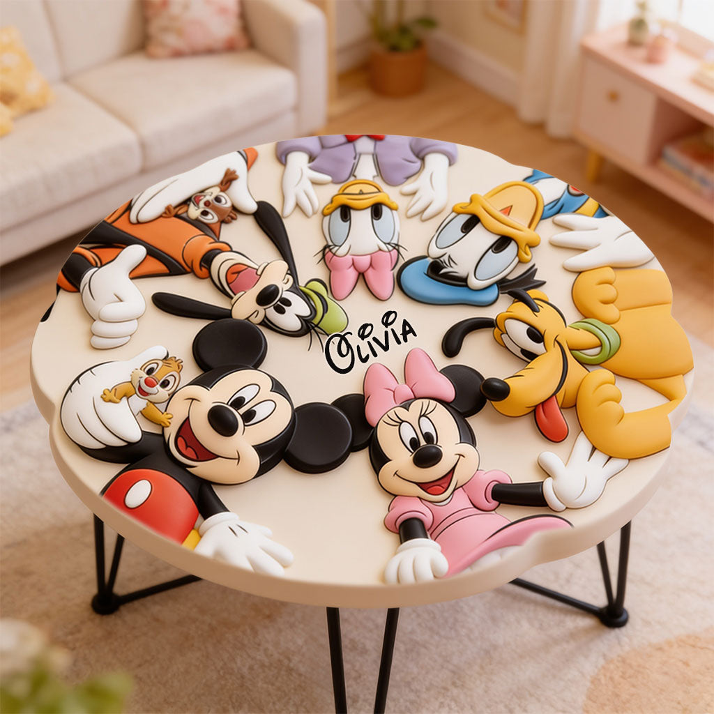 Personalized Disney Mouse Table Custom Shape Gift for Kids Table Custom Shape GradoCreations