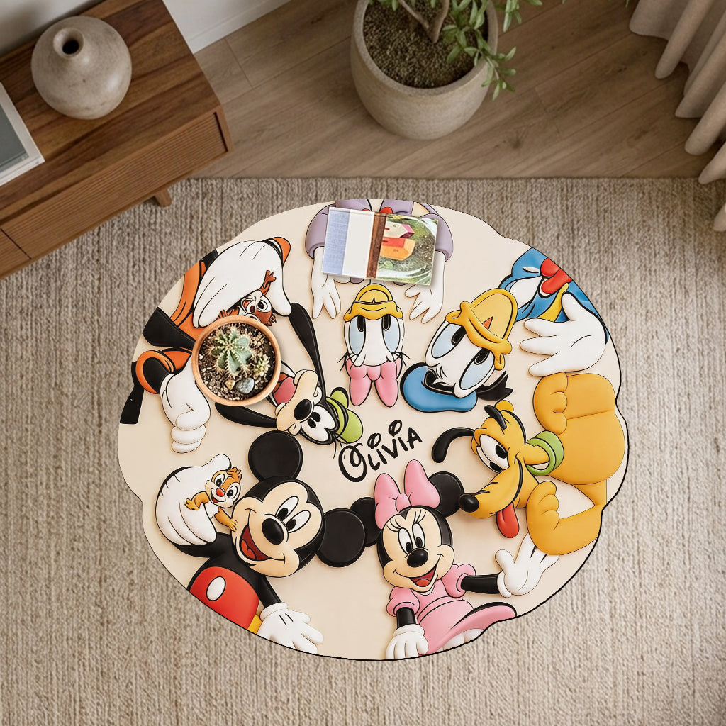 Personalized Disney Mouse Table Custom Shape Gift for Kids Table Custom Shape GradoCreations
