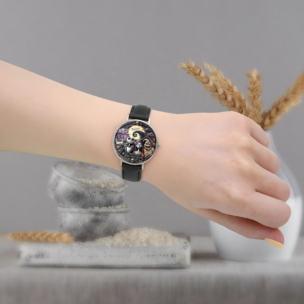 Personalized 33rd Anniversary Hand Watch Custom Name Gift Hand Watch GradoCreations
