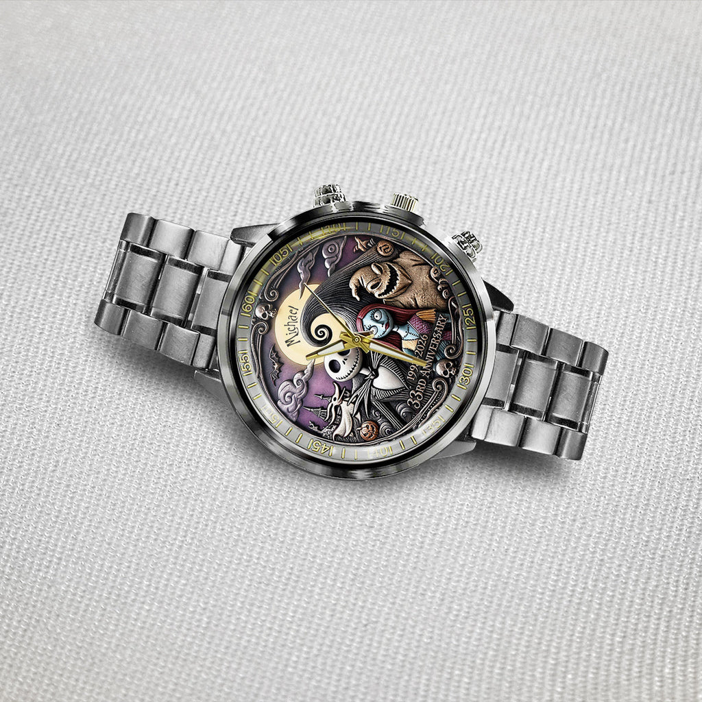Personalized 33rd Anniversary Hand Watch Custom Name Gift Hand Watch GradoCreations