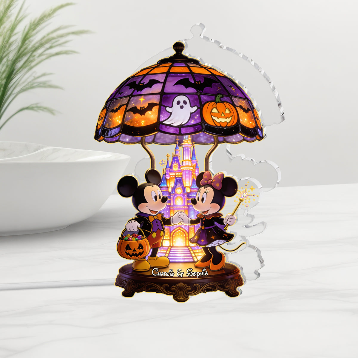 Personalized Dream Trip Acrylic LED Night Light Custom Gift Acrylic LED Night Light GradoCreations