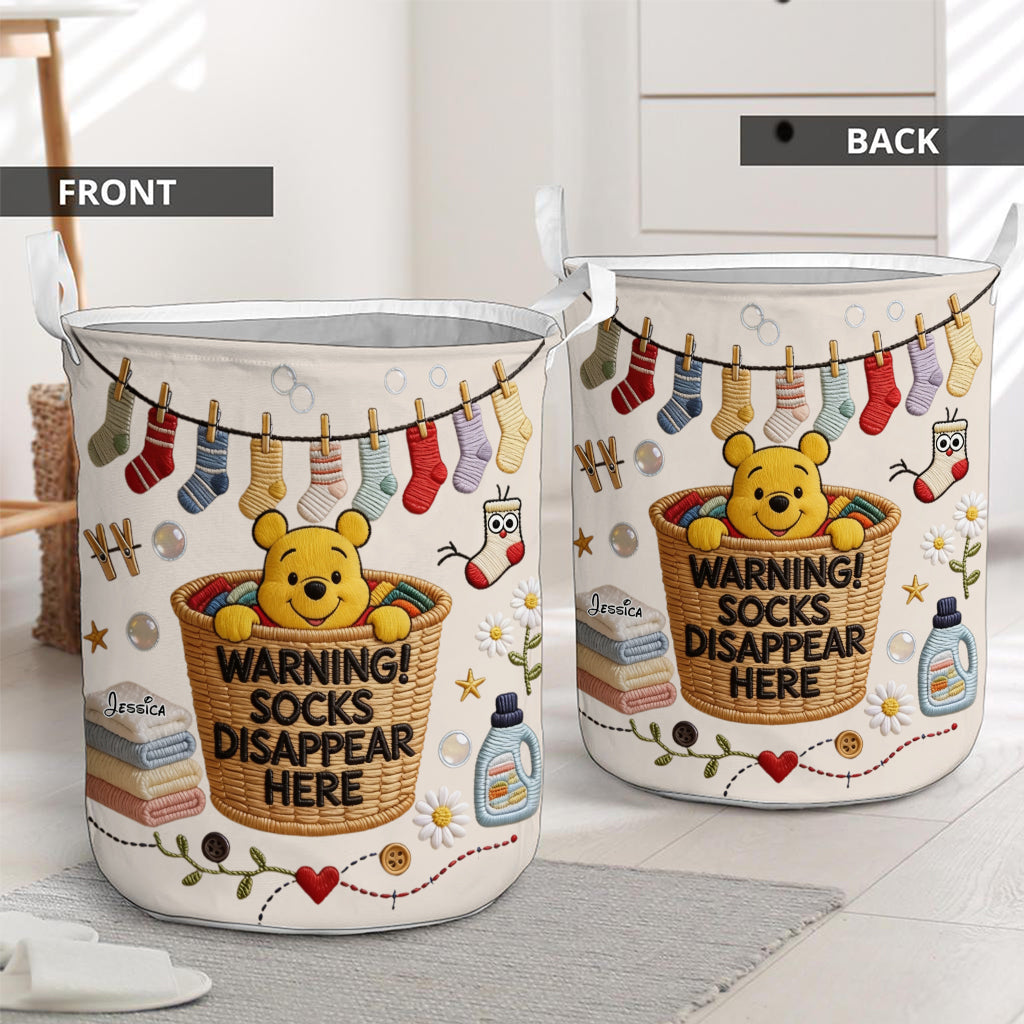 Personalized Honey Bear Storage Basket Custom Family Gift for Home Storage Basket GradoCreations