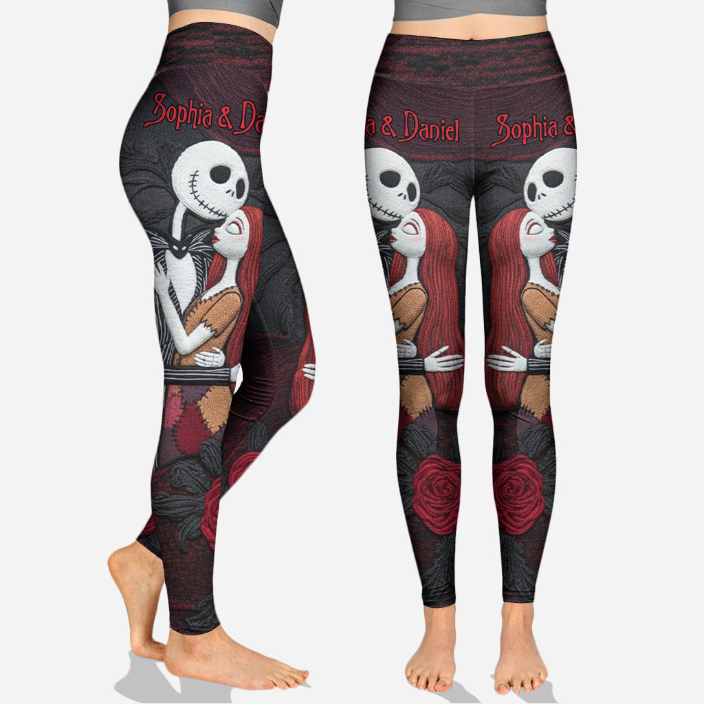 Personalized Hoodie & Leggings Set Till Death Do Us Part Gift for Couple Hoodie & Leggings GradoCreations