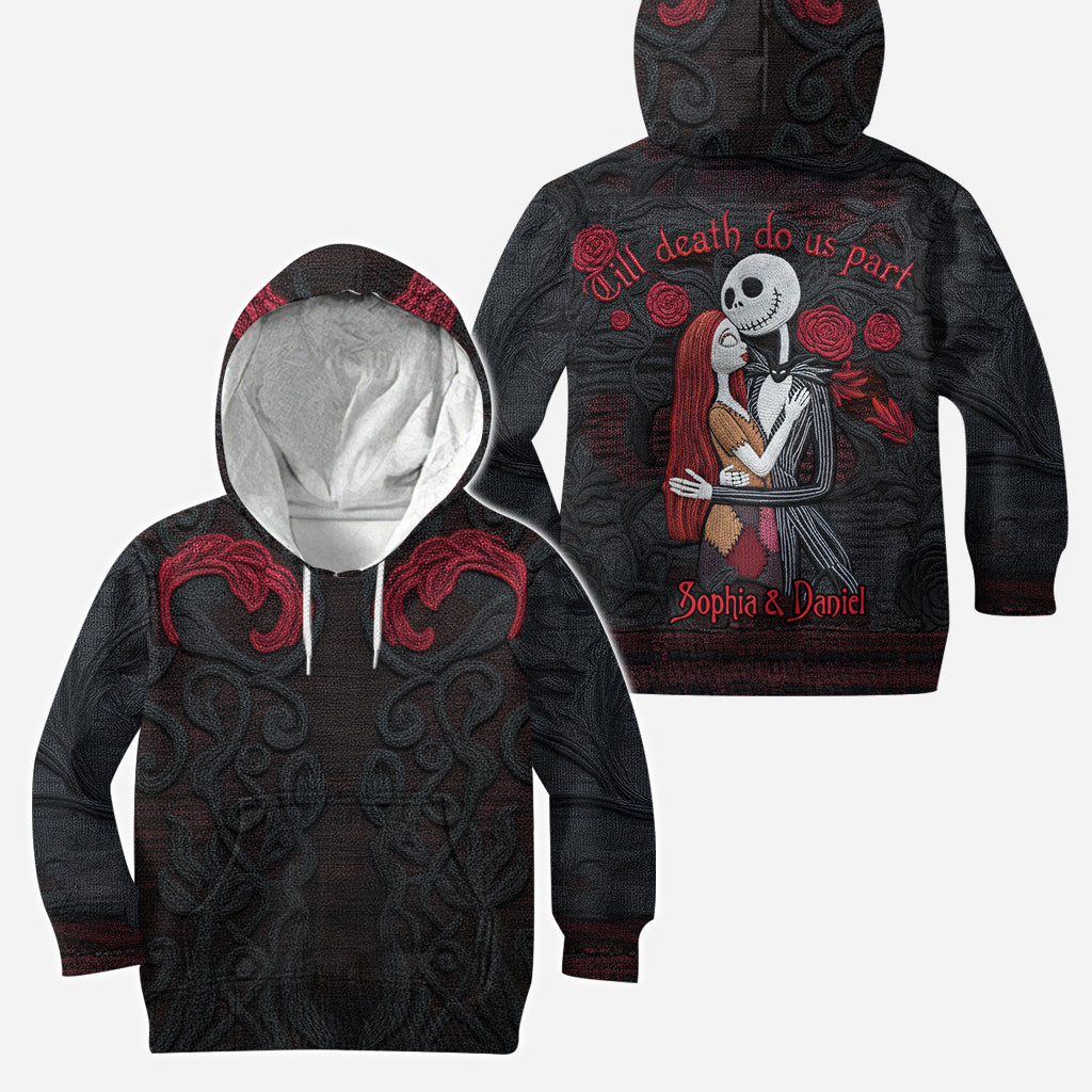 Personalized Hoodie & Leggings Set Till Death Do Us Part Gift for Couple Hoodie & Leggings GradoCreations
