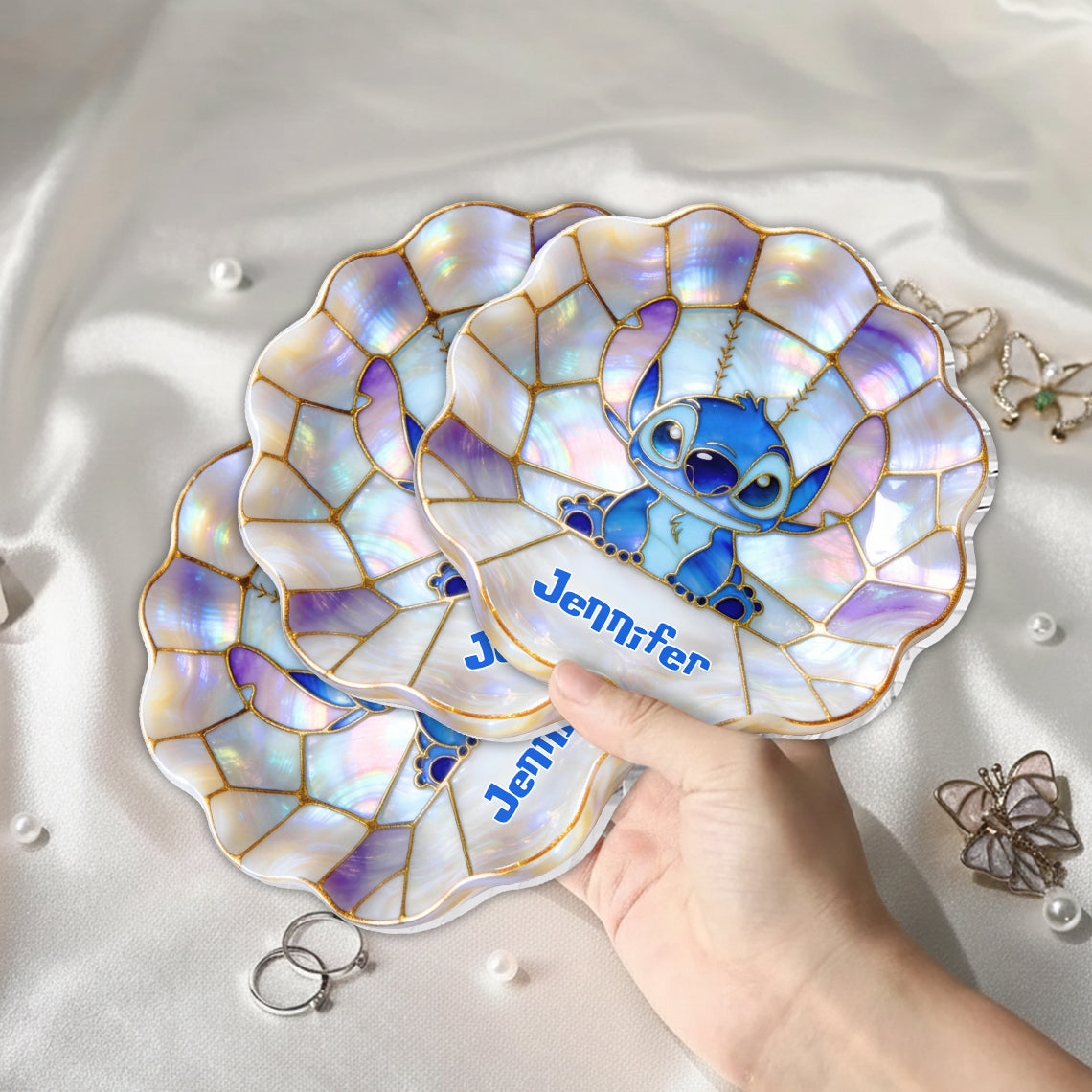 Personalized Ohana Catch-All Tray Custom Name Gift for Mom Catch-All Tray GradoCreations