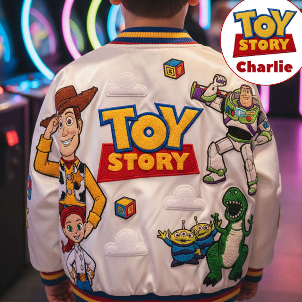 Personalized Toy Story Varsity Jacket Custom Name Gift Varsity Jacket GradoCreations