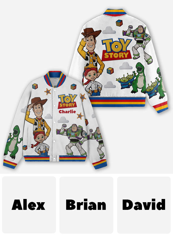 Personalized Toy Story Varsity Jacket Custom Name Gift Varsity Jacket GradoCreations