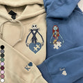 Personalized Nightmare Couple Matching Hoodies Gift for Couples All Over Shirt GradoCreations
