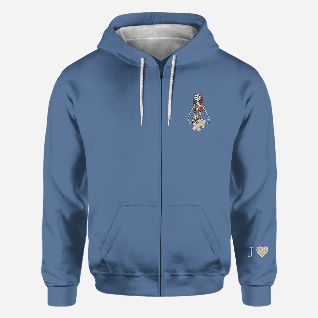 Personalized Nightmare Couple Matching Hoodies Gift for Couples All Over Shirt GradoCreations