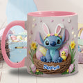 Personalized Easter Accent Mug Custom Name Gift for Kids Accent Mug GradoCreations