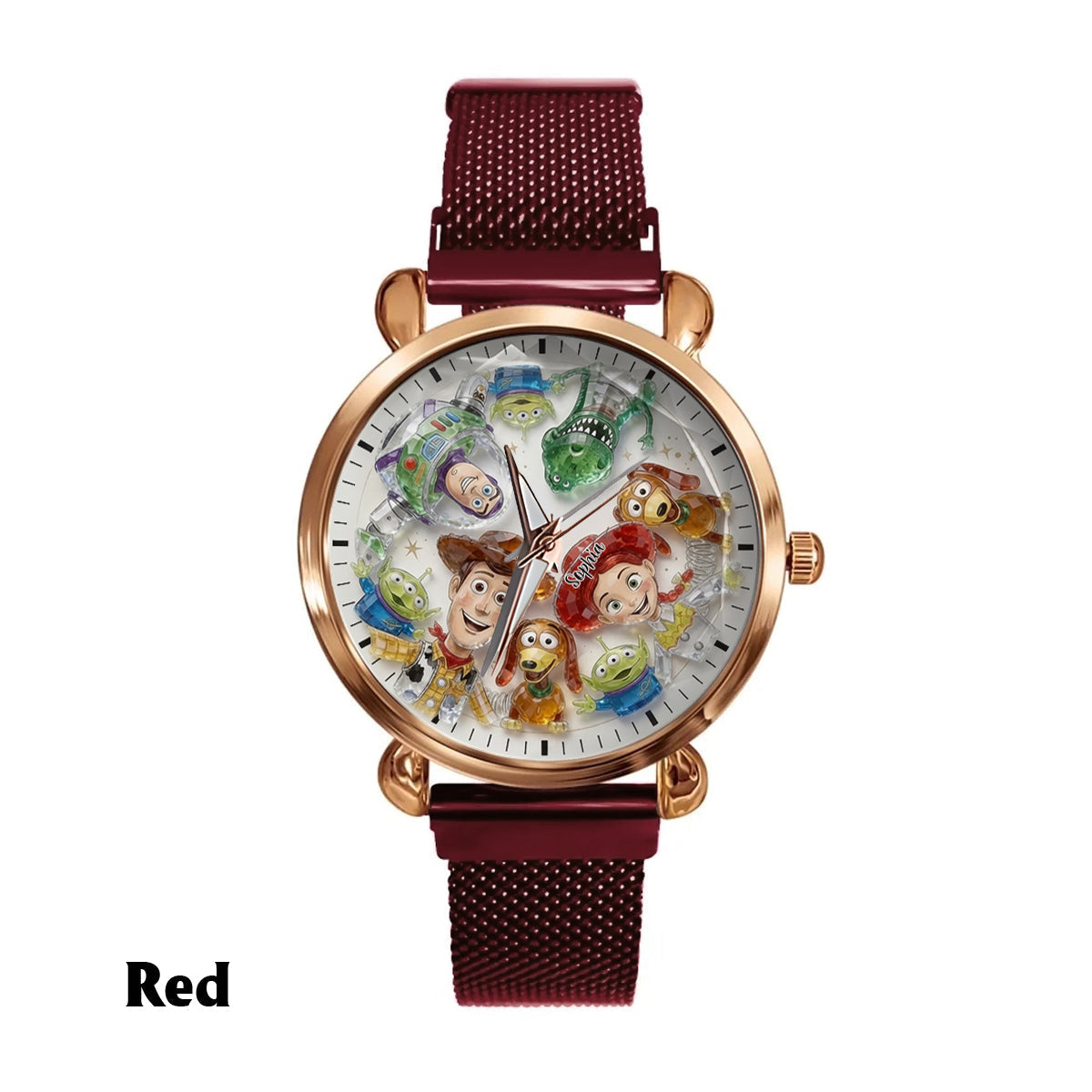 Personalized Kids Hand Watch with Friends Characters Custom Name Gift Women Hand Watch GradoCreations