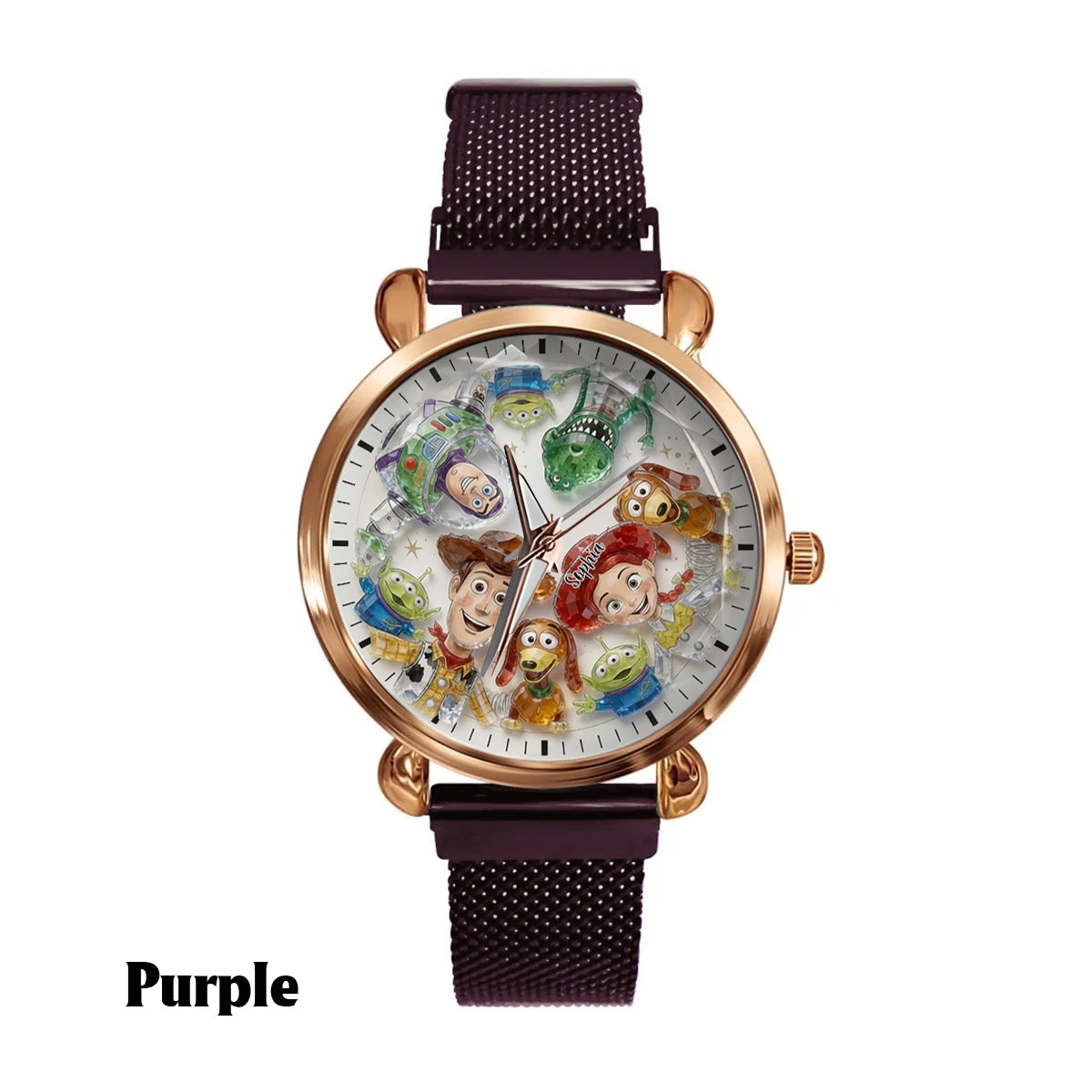 Personalized Kids Hand Watch with Friends Characters Custom Name Gift Women Hand Watch GradoCreations