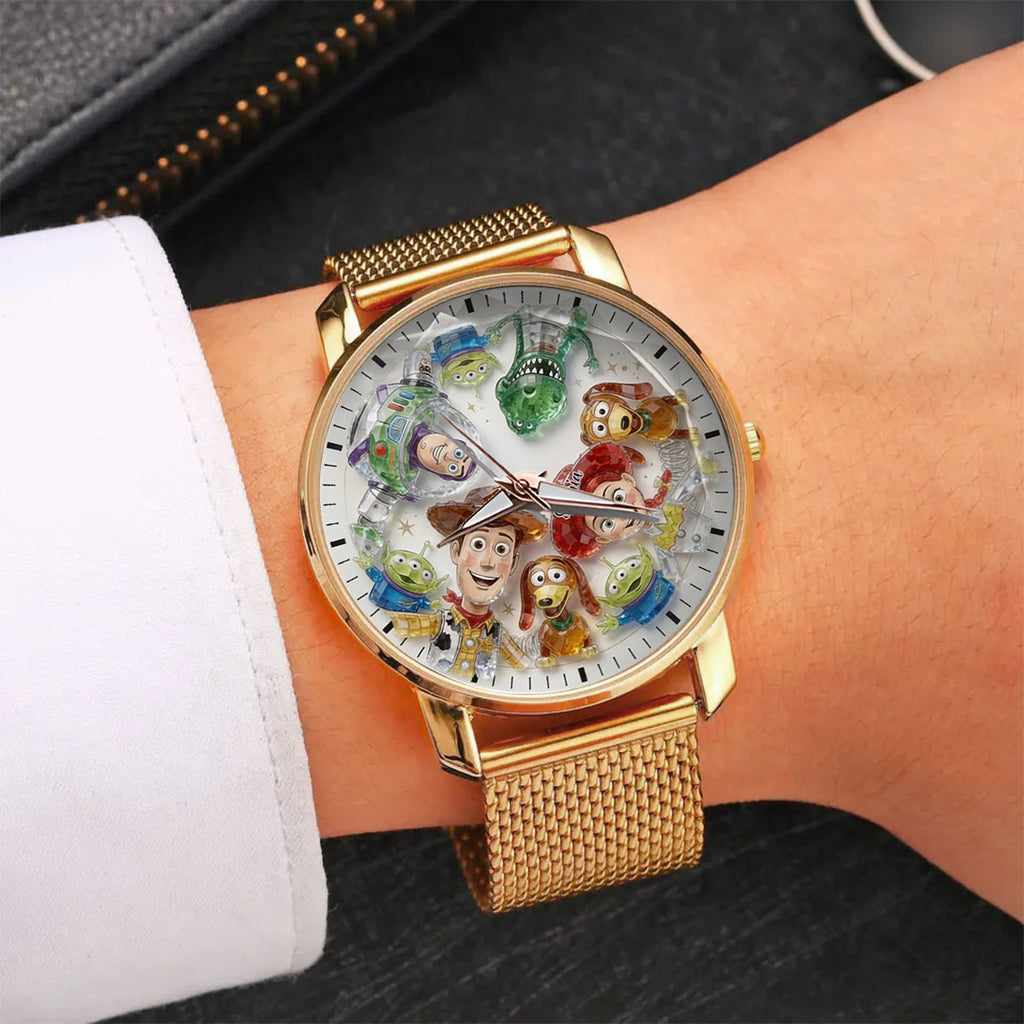 Personalized Kids Hand Watch with Friends Characters Custom Name Gift Women Hand Watch GradoCreations