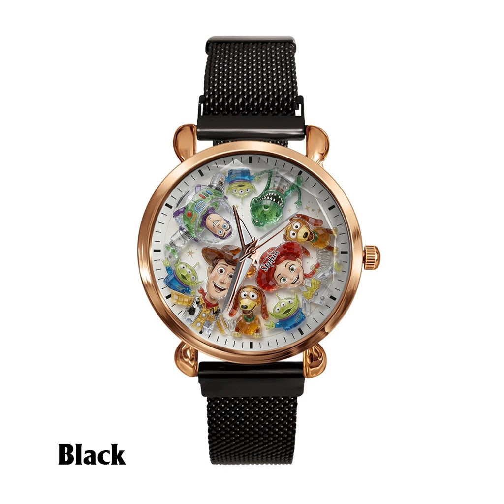 Personalized Kids Hand Watch with Friends Characters Custom Name Gift Women Hand Watch GradoCreations