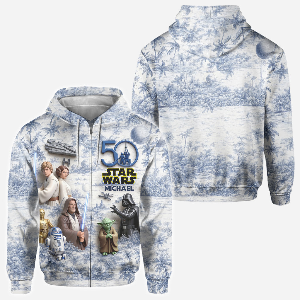 Personalized Star Wars 50th Anniversary All Over Shirt Gift All Over Shirt GradoCreations