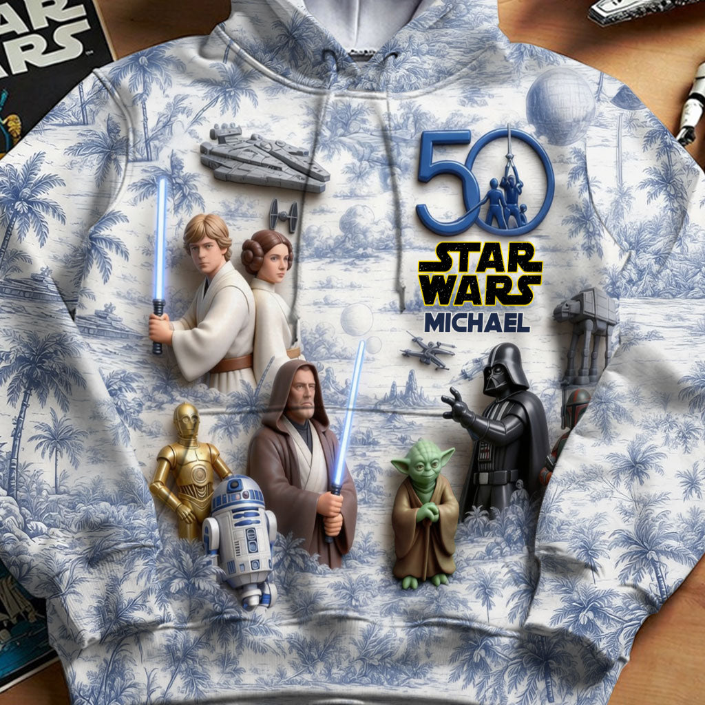 Personalized Star Wars 50th Anniversary All Over Shirt Gift All Over Shirt GradoCreations