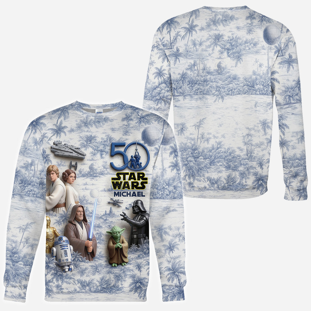 Personalized Star Wars 50th Anniversary All Over Shirt Gift All Over Shirt GradoCreations