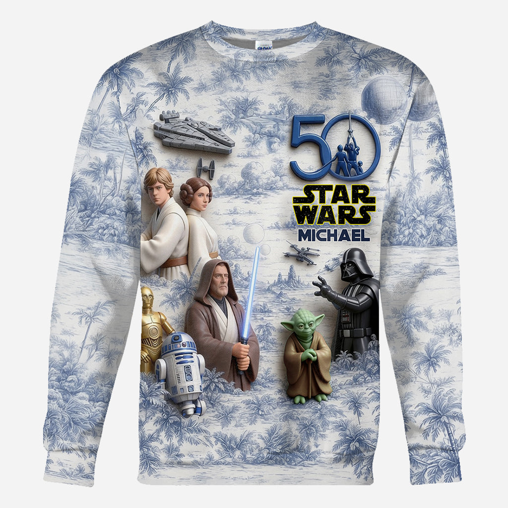 Personalized Star Wars 50th Anniversary All Over Shirt Gift All Over Shirt GradoCreations