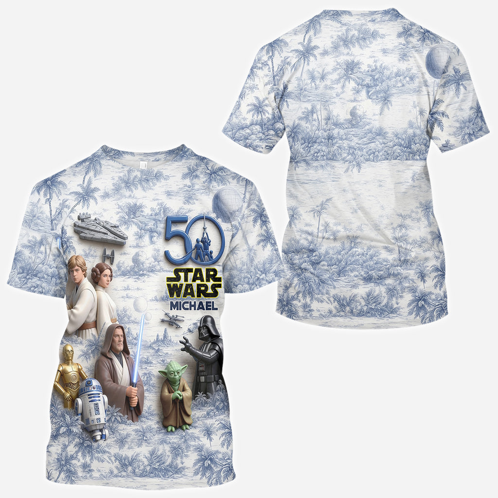 Personalized Star Wars 50th Anniversary All Over Shirt Gift All Over Shirt GradoCreations