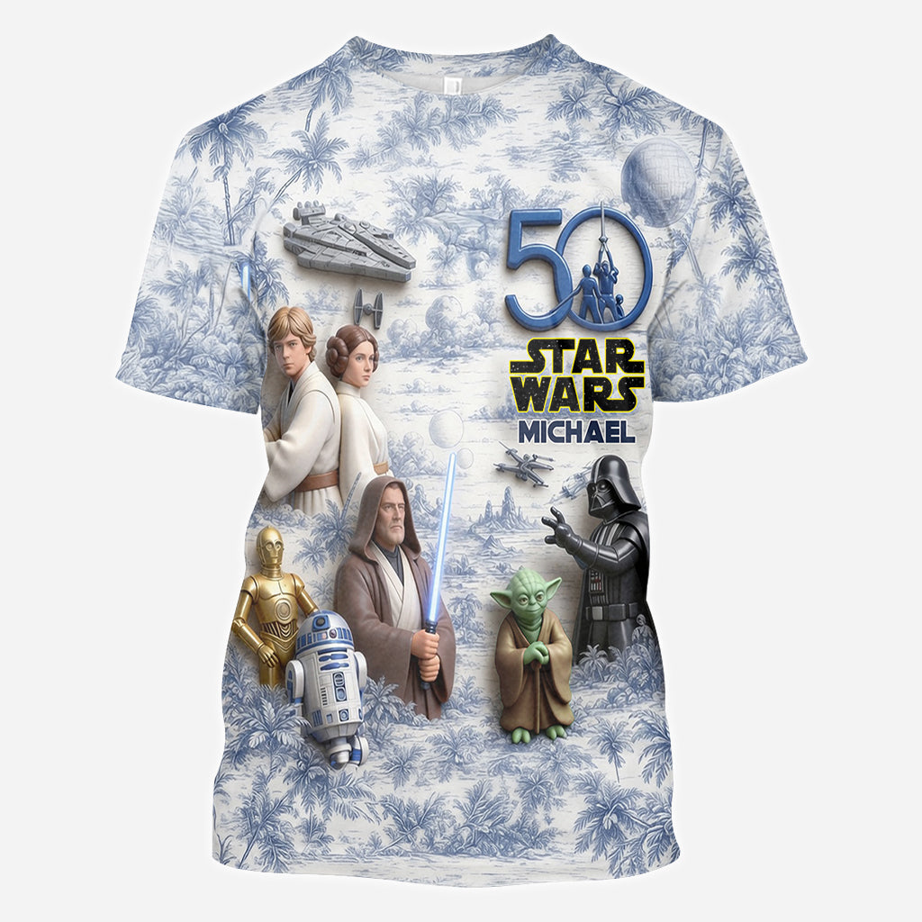 Personalized Star Wars 50th Anniversary All Over Shirt Gift All Over Shirt GradoCreations
