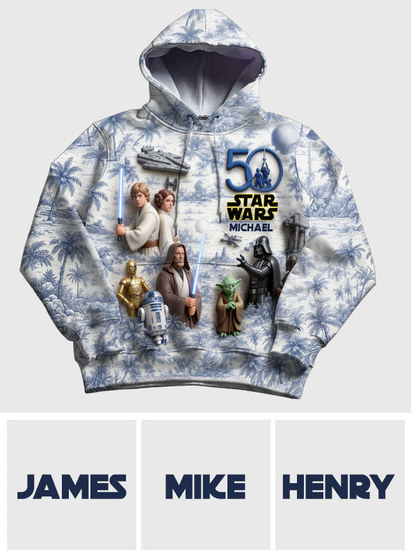 Personalized Star Wars 50th Anniversary All Over Shirt Gift All Over Shirt GradoCreations