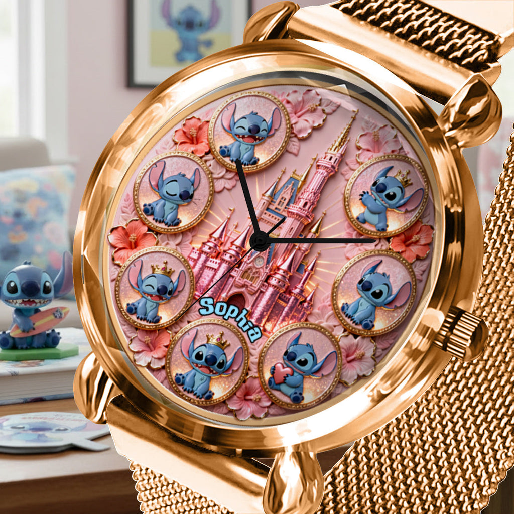 Personalized Ohana Women Hand Watch with Custom Name Gift Women Hand Watch GradoCreations