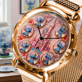 Personalized Ohana Women Hand Watch with Custom Name Gift Women Hand Watch GradoCreations