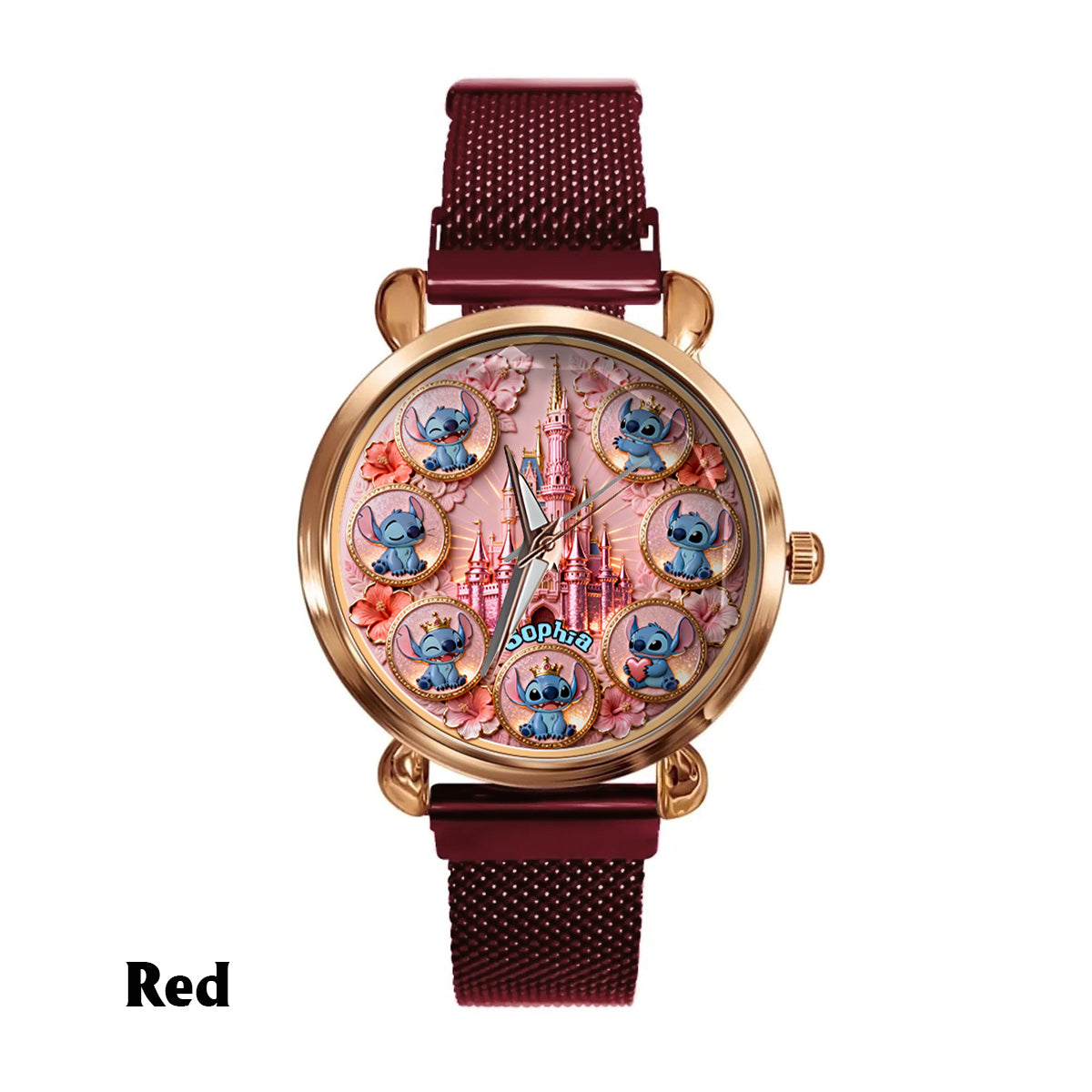 Personalized Ohana Women Hand Watch with Custom Name Gift Women Hand Watch GradoCreations