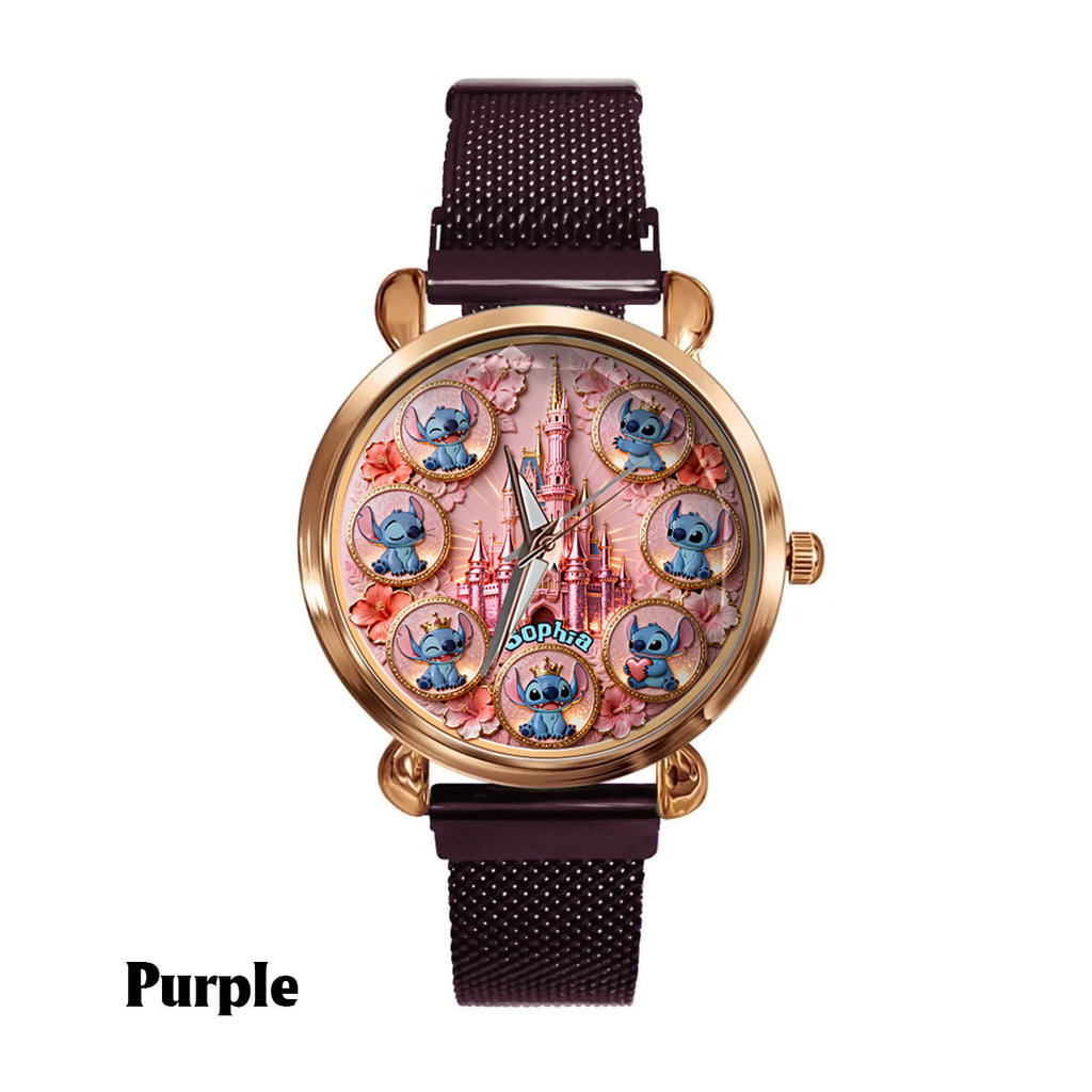 Personalized Ohana Women Hand Watch with Custom Name Gift Women Hand Watch GradoCreations