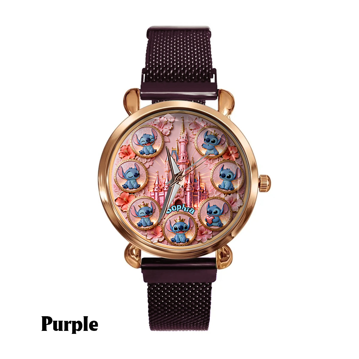 Personalized Ohana Women Hand Watch with Custom Name Gift Women Hand Watch GradoCreations