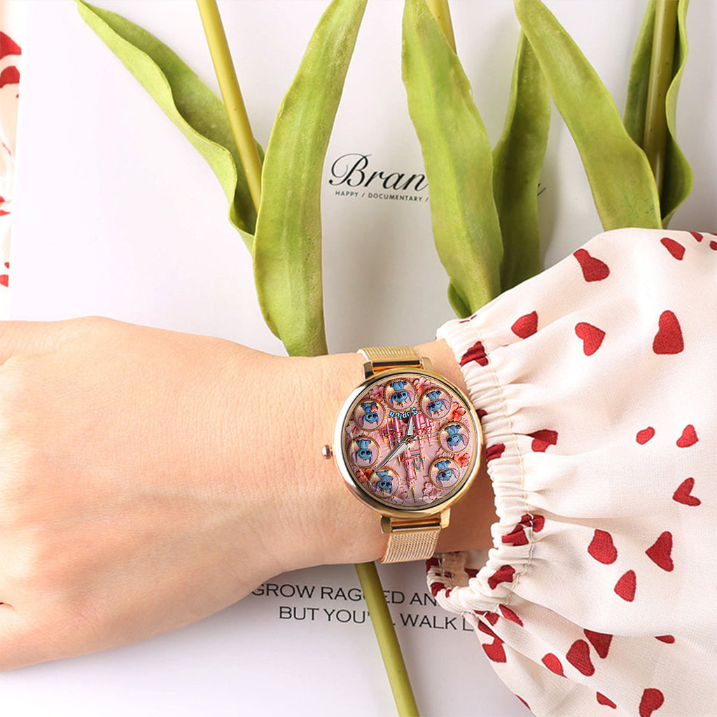 Personalized Ohana Women Hand Watch with Custom Name Gift Women Hand Watch GradoCreations