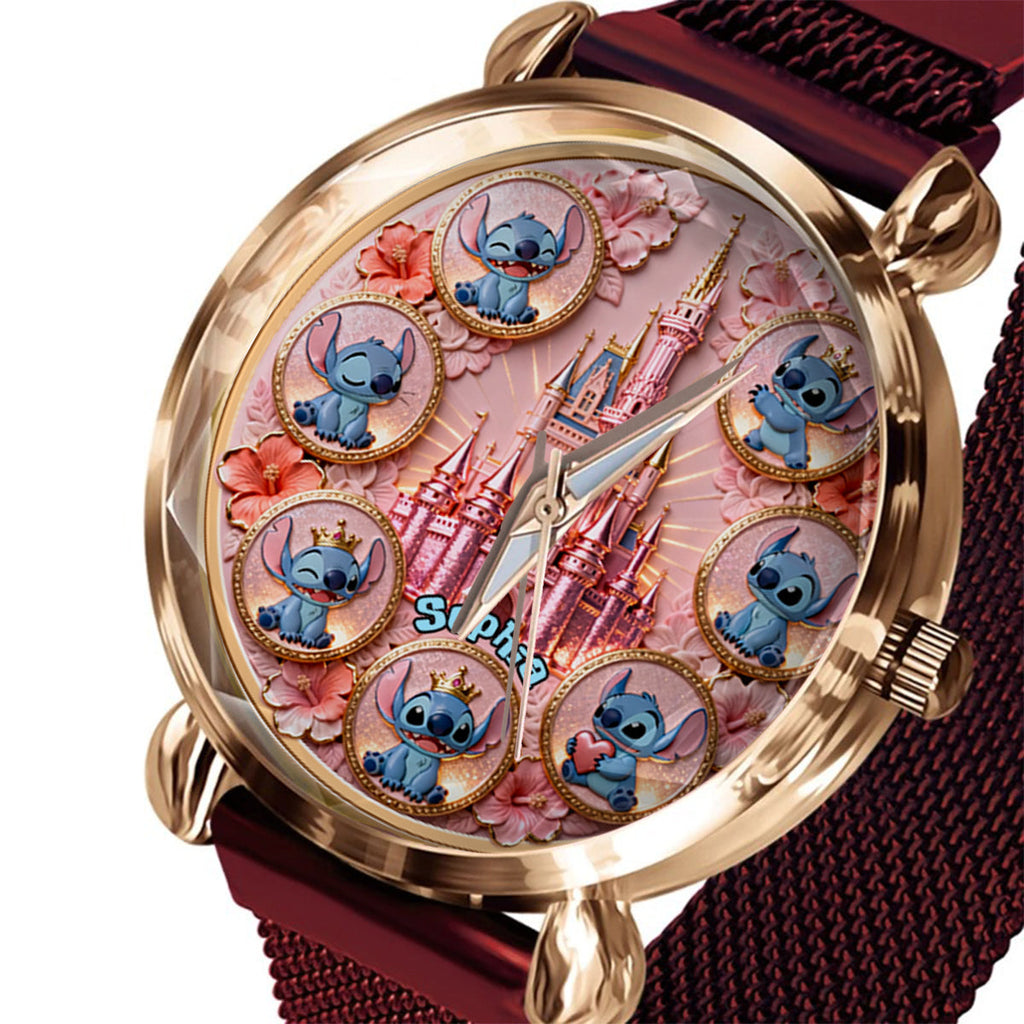 Personalized Ohana Women Hand Watch with Custom Name Gift Women Hand Watch GradoCreations