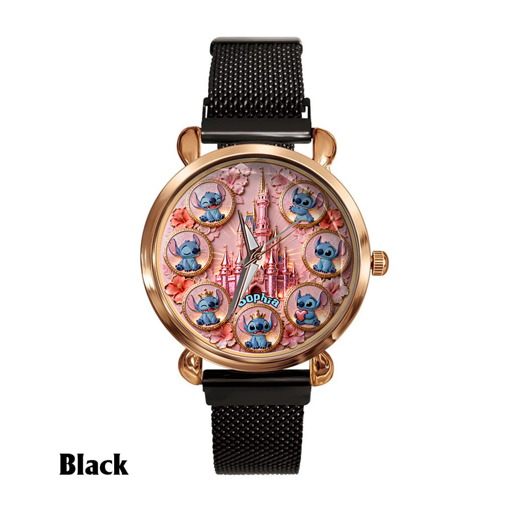Personalized Ohana Women Hand Watch with Custom Name Gift Women Hand Watch GradoCreations