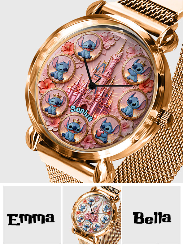 Personalized Ohana Women Hand Watch with Custom Name Gift Women Hand Watch GradoCreations
