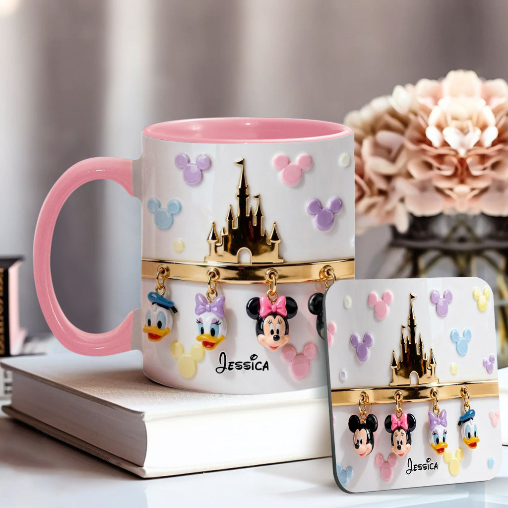 Personalized Disney-Themed Accent Mug Custom Name Gift Accent Mug GradoCreations